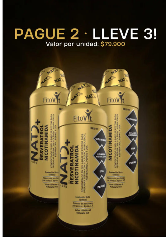 NAD+ Resveratrol + Nicotinamida