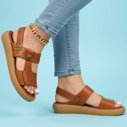 Sandalias en cuero de primera calidad