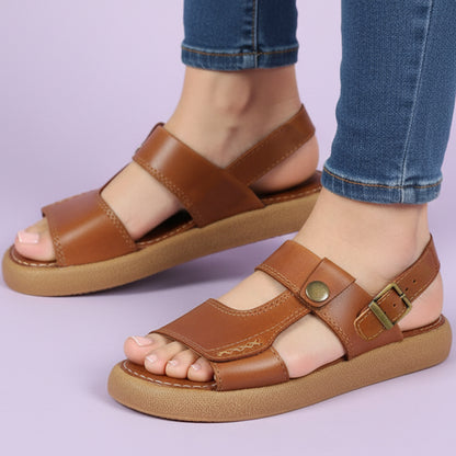 Sandalias en cuero de primera calidad