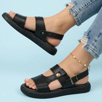SANDALIA ROMA NEGRA